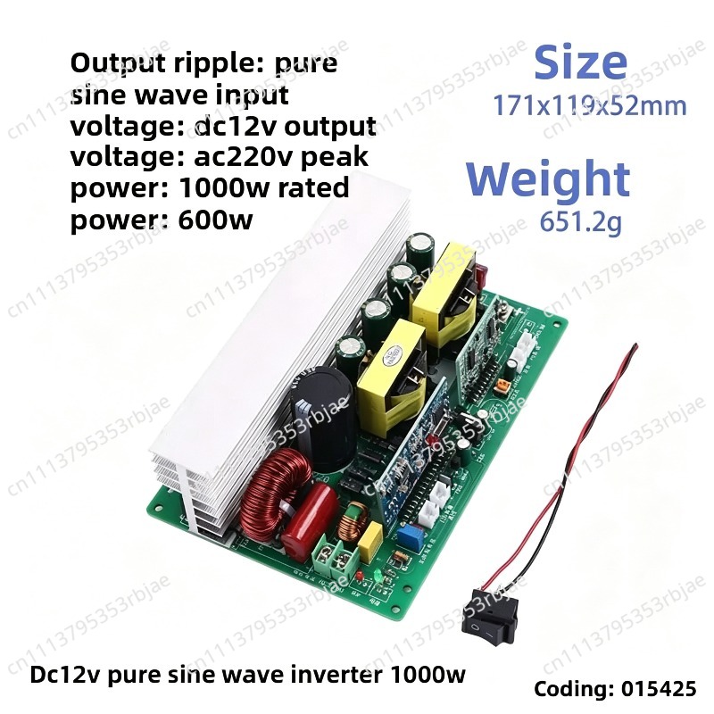 500W/1000W Pure Sine Wave Inve - огляд і ціна Pure Sine Wave Inverter Board 24V 48V